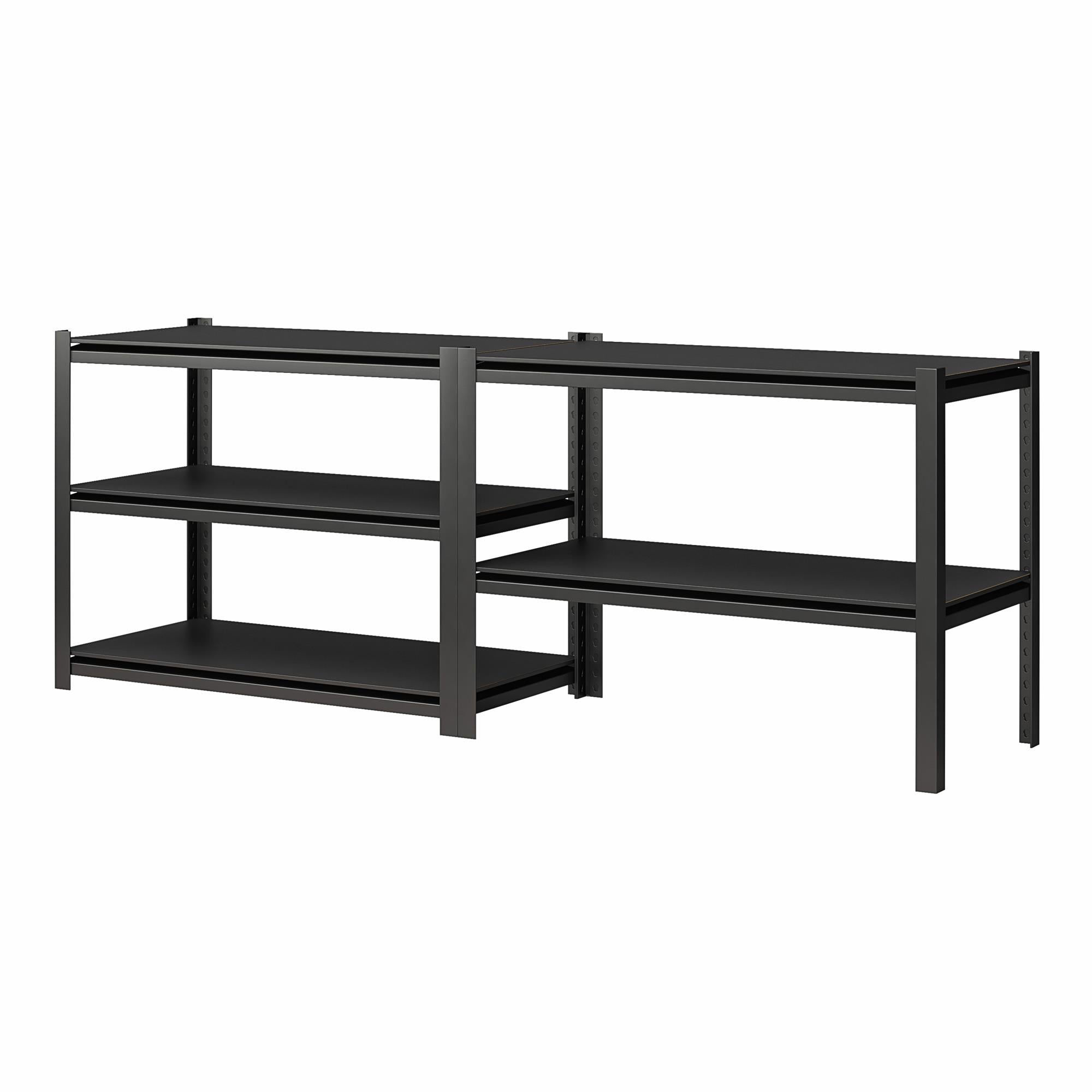 Systembuild Evolution Rack-Tite 5-Shelf Toolless Steel Frame Garage Storage Shelving Unit - Pewter
