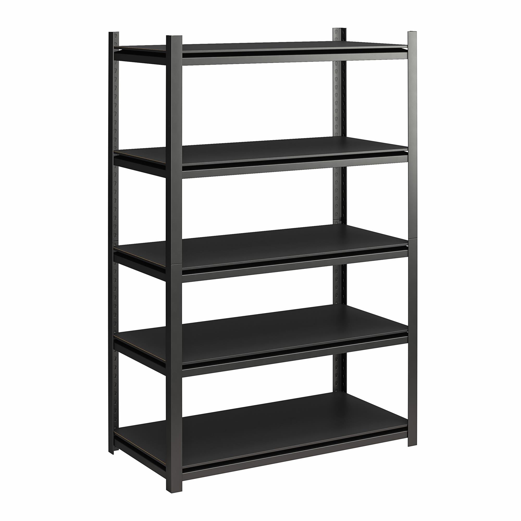 Systembuild Evolution Rack-Tite 5-Shelf Toolless Steel Frame Garage Storage Shelving Unit - Pewter
