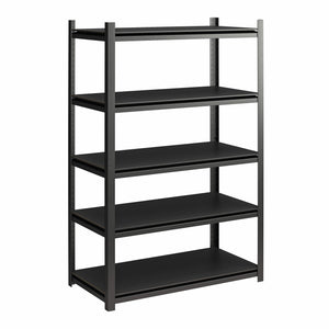 Systembuild Evolution Rack-Tite 5-Shelf Toolless Steel Frame Garage Storage Shelving Unit - Pewter