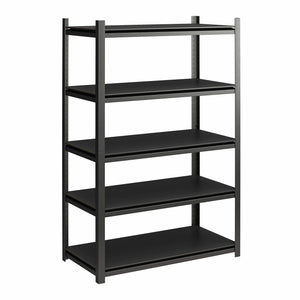 Systembuild Evolution Rack-Tite 5-Shelf Toolless Steel Frame Garage Storage Shelving Unit - Pewter