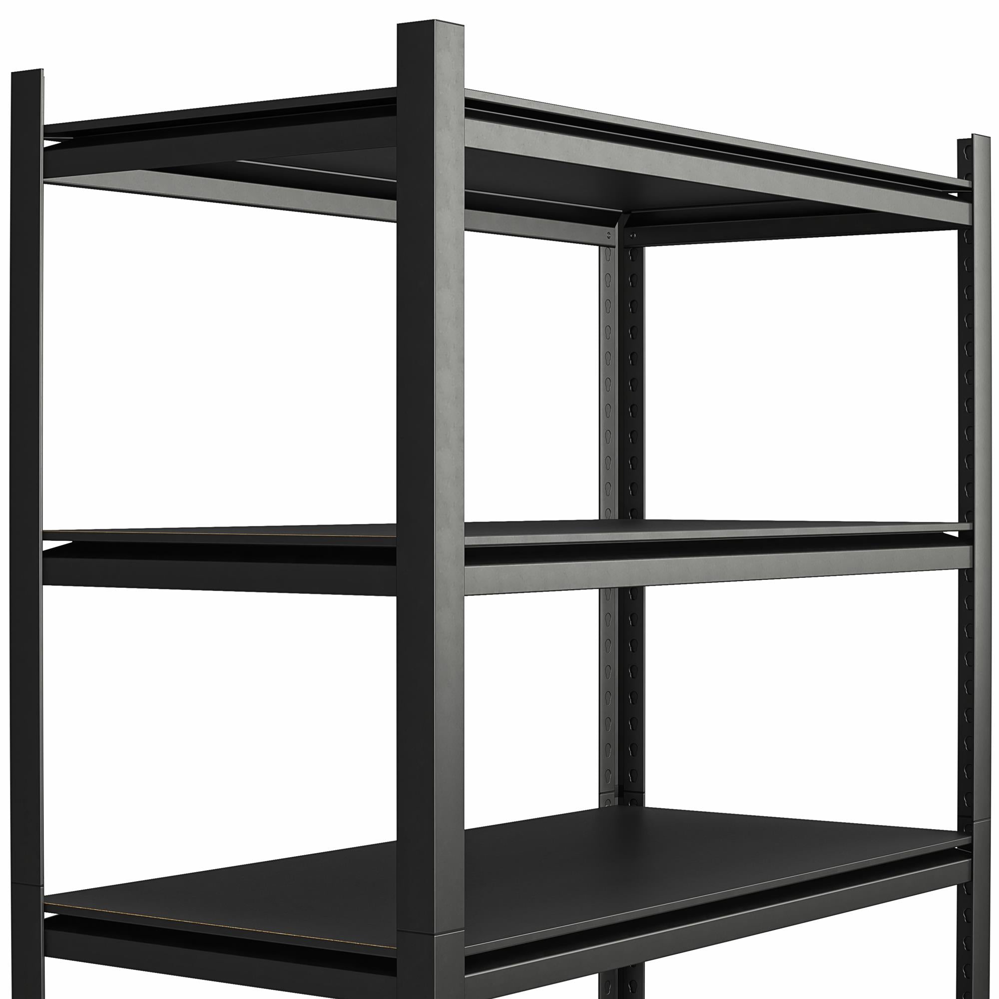 Systembuild Evolution Rack-Tite 5-Shelf Toolless Steel Frame Garage Storage Shelving Unit - Pewter
