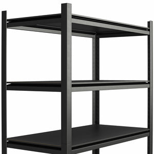Systembuild Evolution Rack-Tite 5-Shelf Toolless Steel Frame Garage Storage Shelving Unit - Pewter