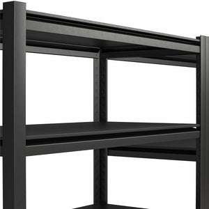 Systembuild Evolution Rack-Tite 5-Shelf Toolless Steel Frame Garage Storage Shelving Unit - Pewter