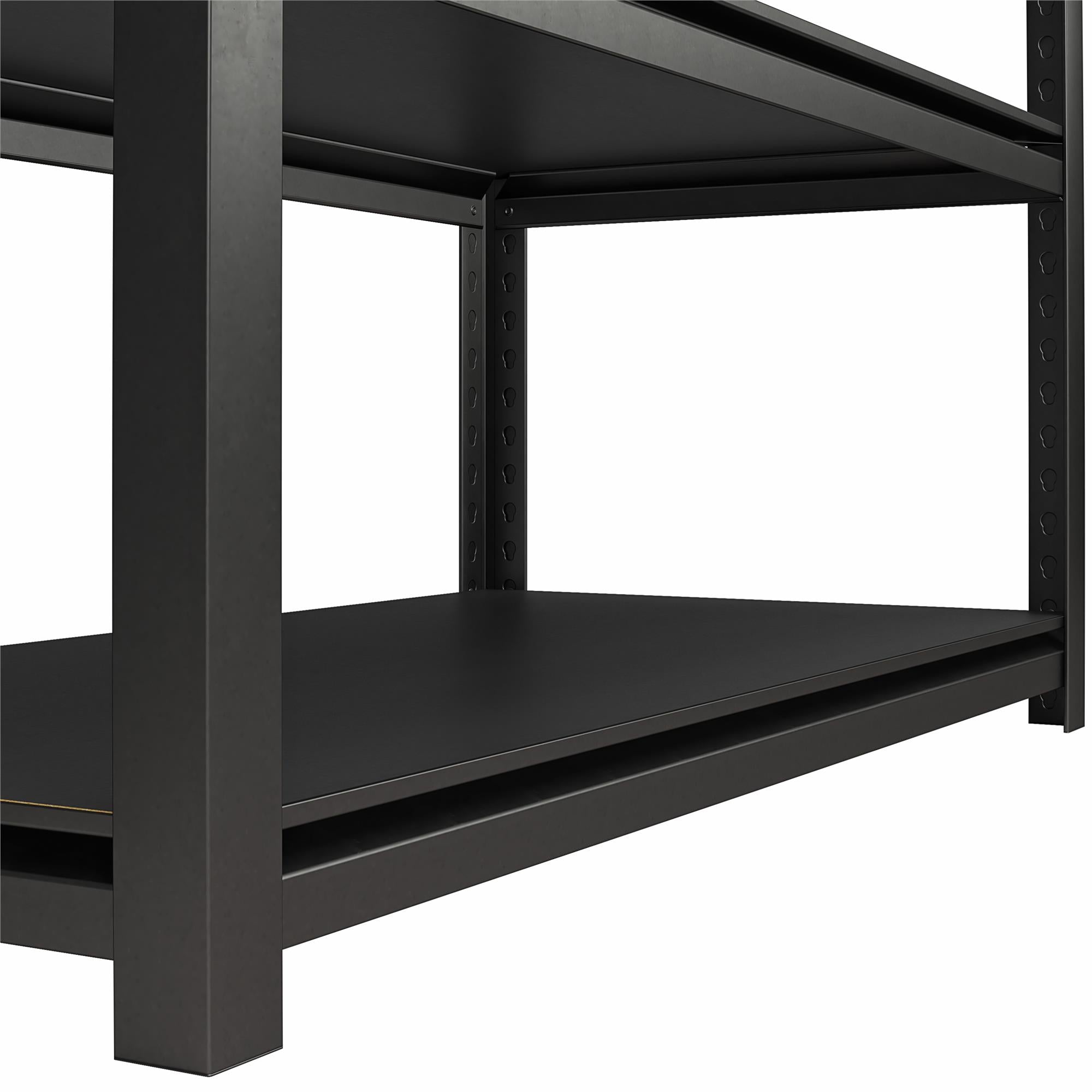 Systembuild Evolution Rack-Tite 5-Shelf Toolless Steel Frame Garage Storage Shelving Unit - Pewter