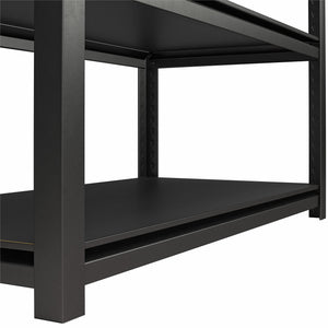 Systembuild Evolution Rack-Tite 5-Shelf Toolless Steel Frame Garage Storage Shelving Unit - Pewter