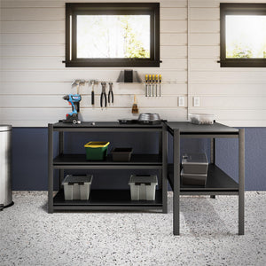 Systembuild Evolution Rack-Tite 5-Shelf Toolless Steel Frame Garage Storage Shelving Unit - Pewter