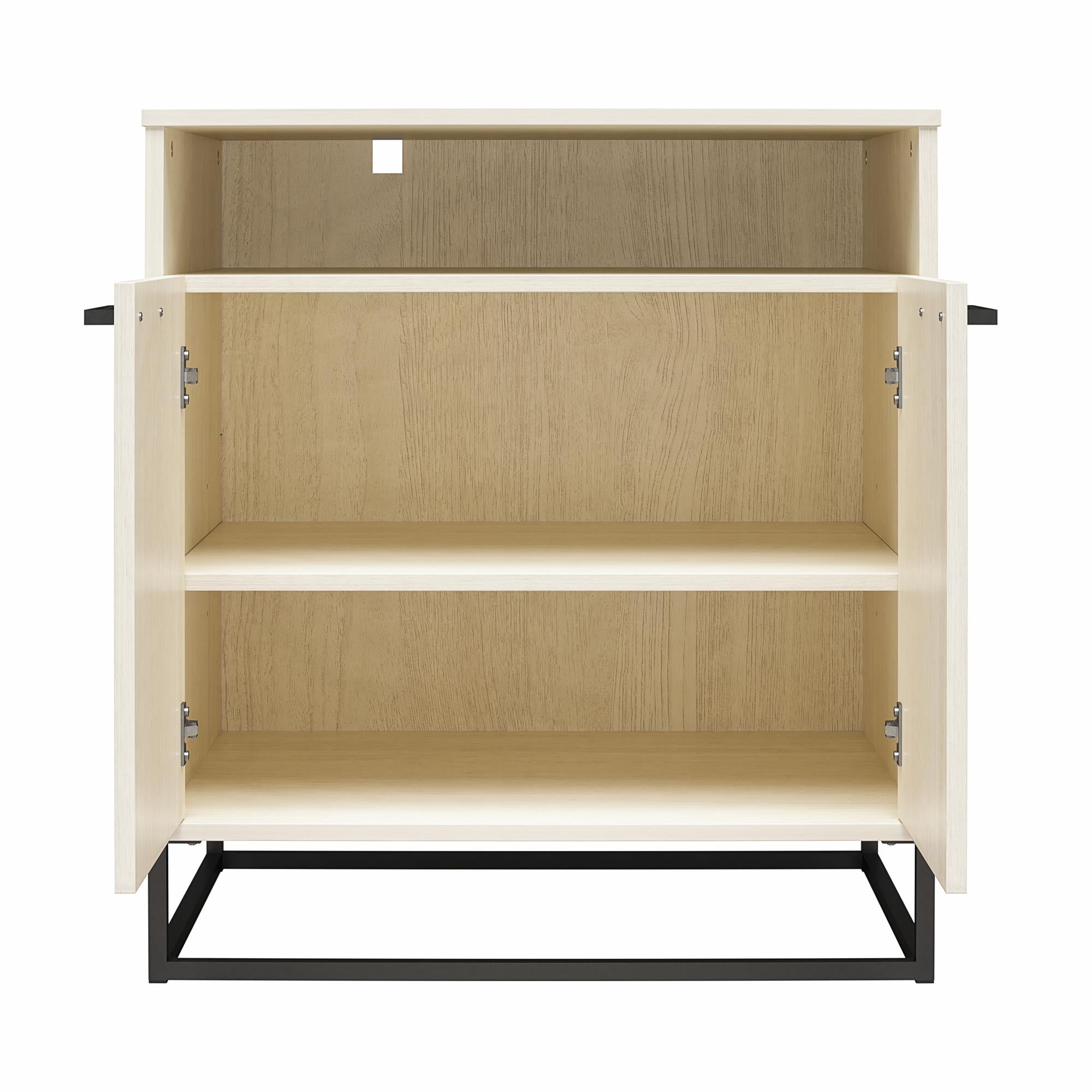 Novogratz Kelly 2 Door Accent Cabinet - Ivory Oak