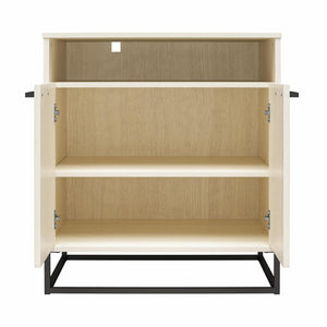 Novogratz Kelly 2 Door Accent Cabinet - Ivory Oak