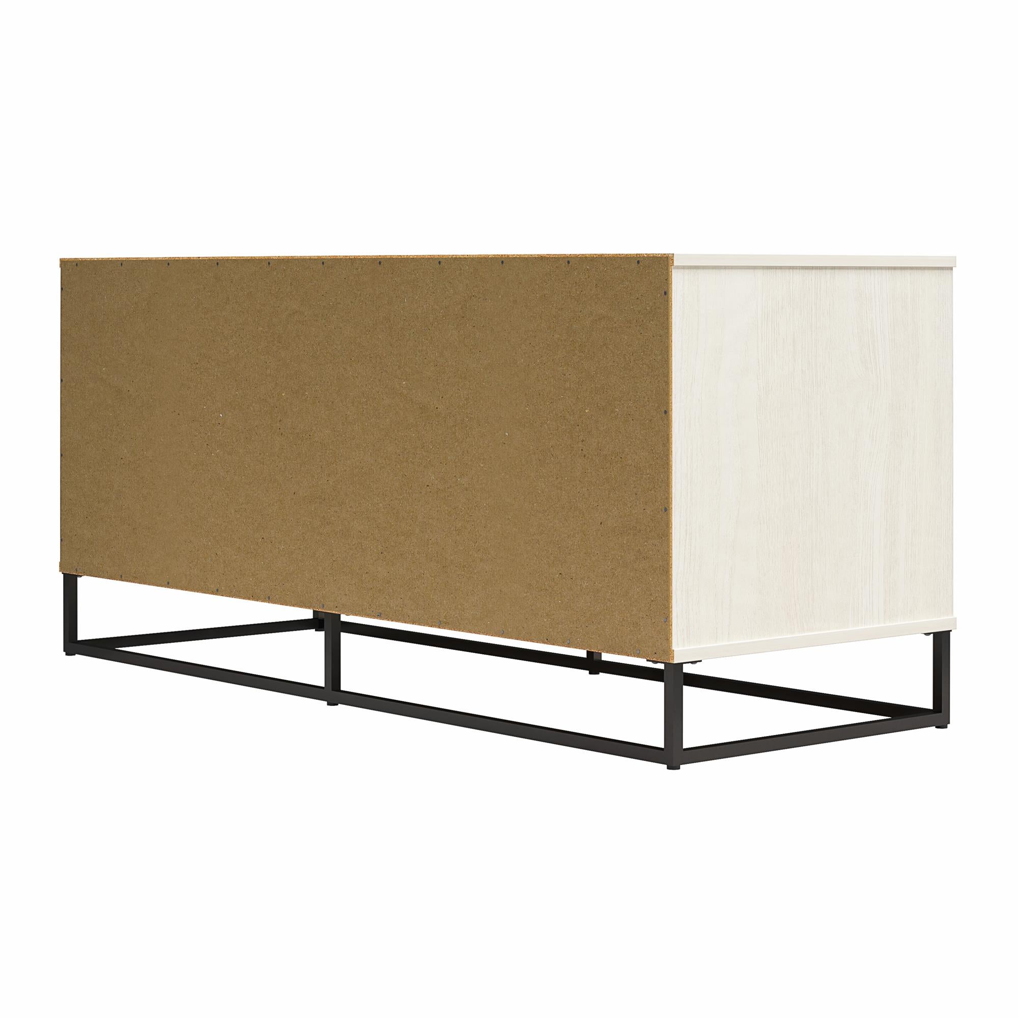 Novogratz Kelly TV Stand with Drawers for TVs up to 55" - Ivory Oak
