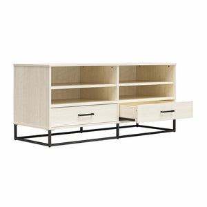 Novogratz Kelly TV Stand with Drawers for TVs up to 55" - Ivory Oak