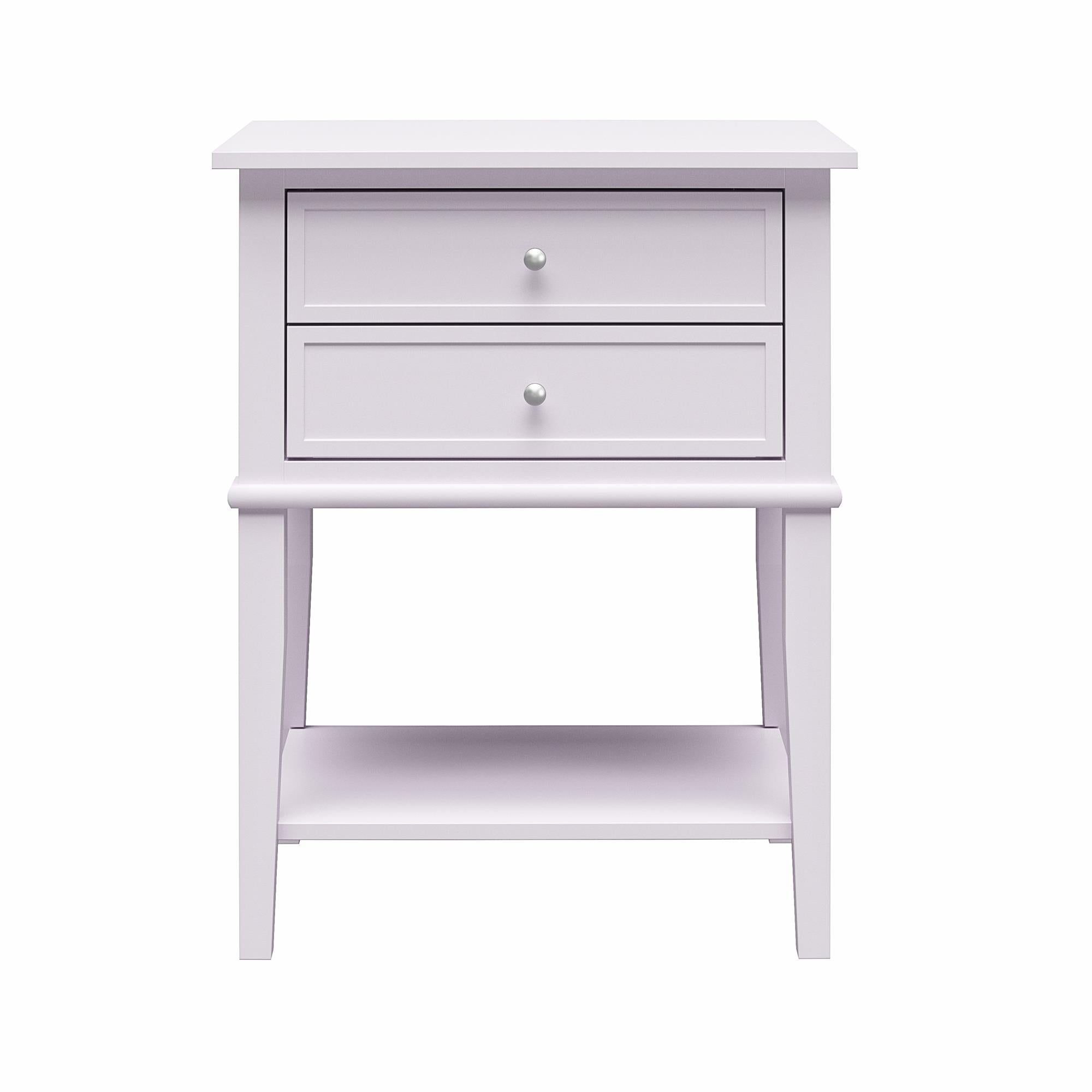 Ameriwood Home Franklin Accent Table with 2 Drawers - Lavender