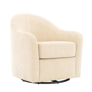 DHP Gentle Swivel Accent Chair - Ivory Boucle