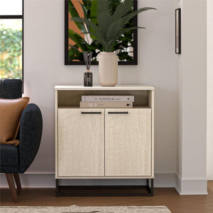 Novogratz Kelly 2 Door Accent Cabinet - Ivory Oak