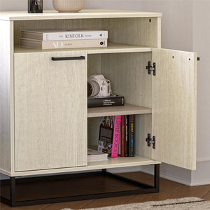 Novogratz Kelly 2 Door Accent Cabinet - Ivory Oak