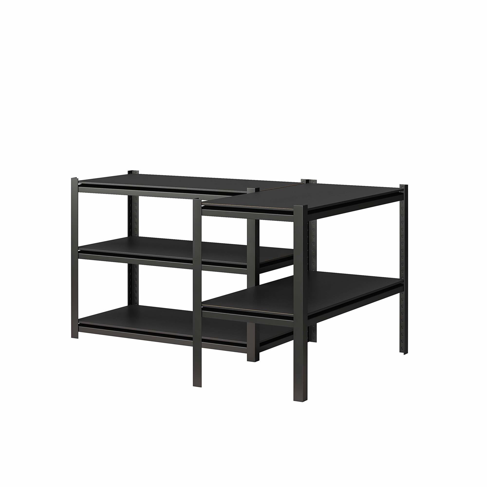 Systembuild Evolution Rack-Tite 5-Shelf Toolless Steel Frame Garage Storage Shelving Unit - Pewter