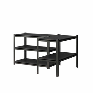 Systembuild Evolution Rack-Tite 5-Shelf Toolless Steel Frame Garage Storage Shelving Unit - Pewter