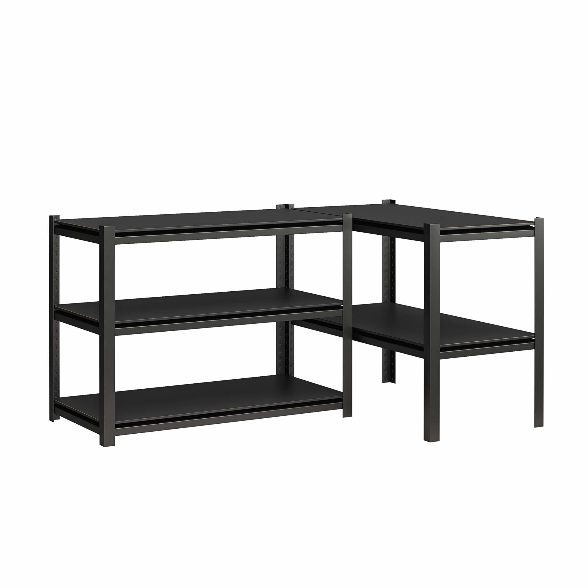 Systembuild Evolution Rack-Tite 5-Shelf Toolless Steel Frame Garage Storage Shelving Unit - Pewter