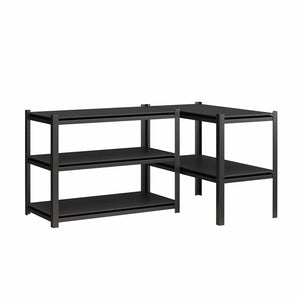 Systembuild Evolution Rack-Tite 5-Shelf Toolless Steel Frame Garage Storage Shelving Unit - Pewter