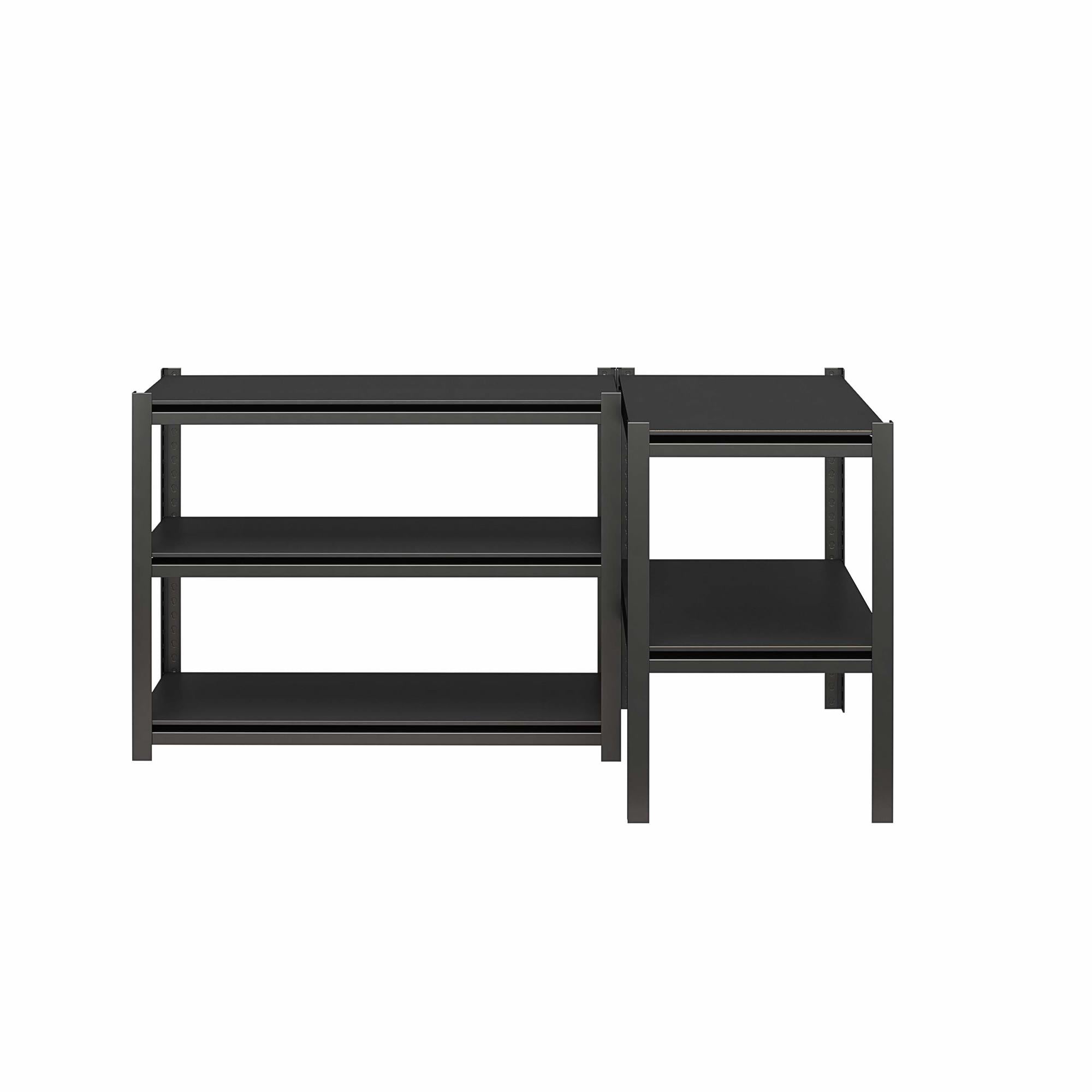 Systembuild Evolution Rack-Tite 5-Shelf Toolless Steel Frame Garage Storage Shelving Unit - Pewter