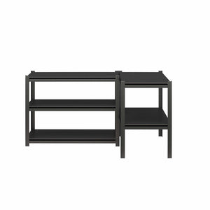 Systembuild Evolution Rack-Tite 5-Shelf Toolless Steel Frame Garage Storage Shelving Unit - Pewter