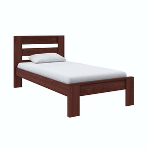DHP Jaymee Kids' Wood Bed Frame - Deep Walnut - Twin