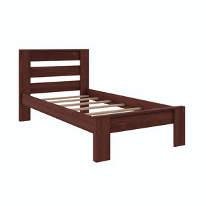 DHP Jaymee Kids' Wood Bed Frame - Deep Walnut - Twin