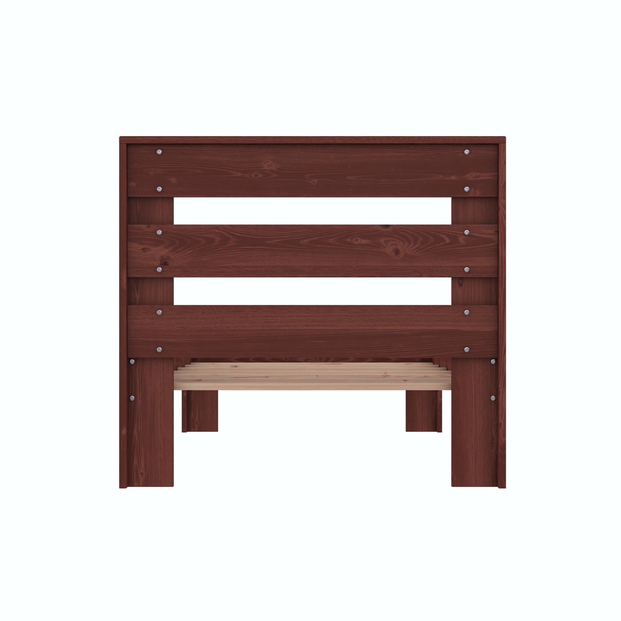 DHP Jaymee Kids' Wood Bed Frame - Deep Walnut - Twin