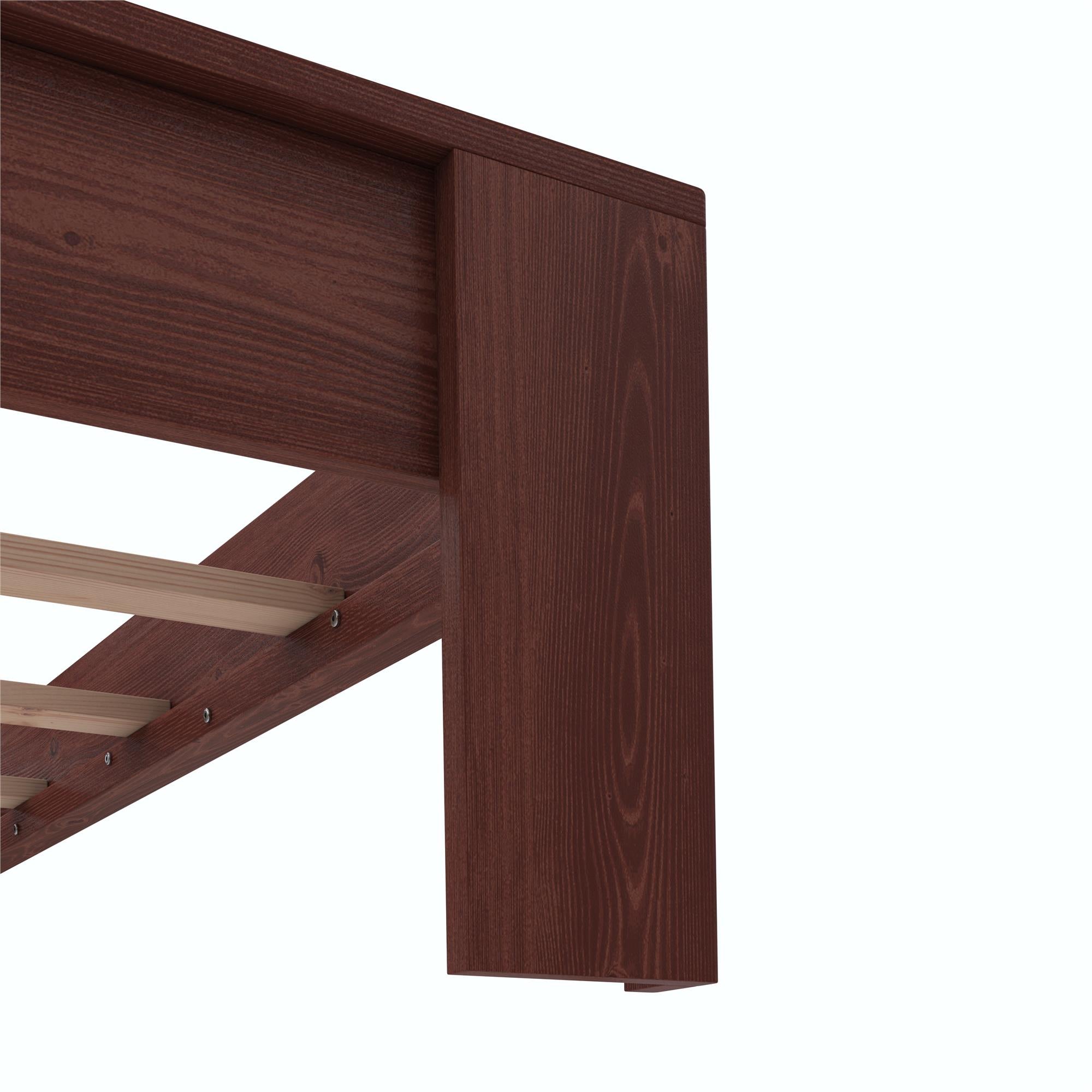 DHP Jaymee Kids' Wood Bed Frame - Deep Walnut - Twin