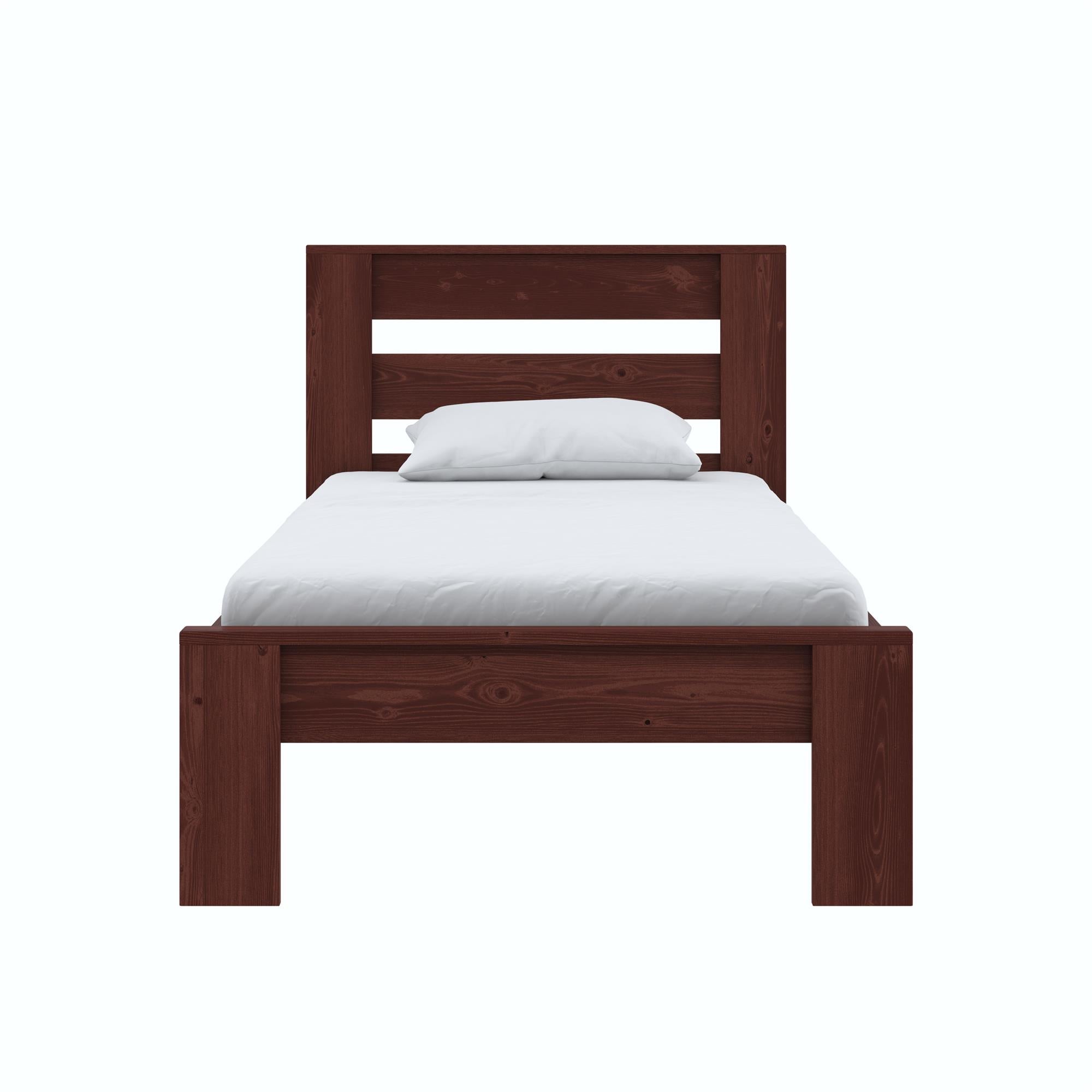 DHP Jaymee Kids' Wood Bed Frame - Deep Walnut - Twin