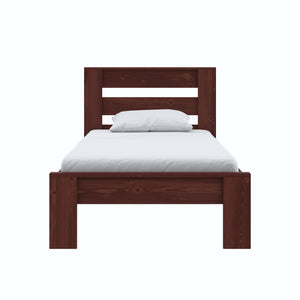 DHP Jaymee Kids' Wood Bed Frame - Deep Walnut - Twin