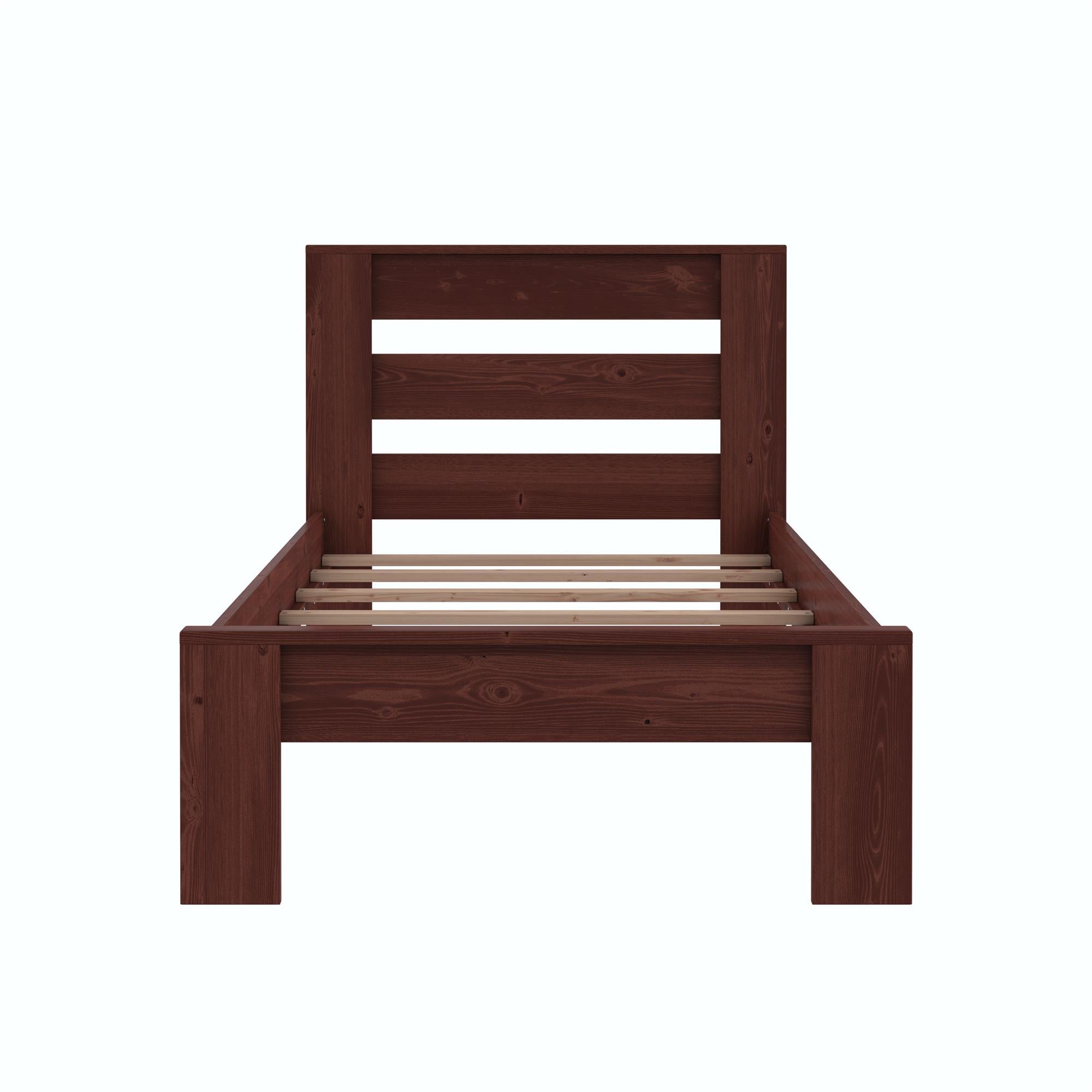 DHP Jaymee Kids' Wood Bed Frame - Deep Walnut - Twin