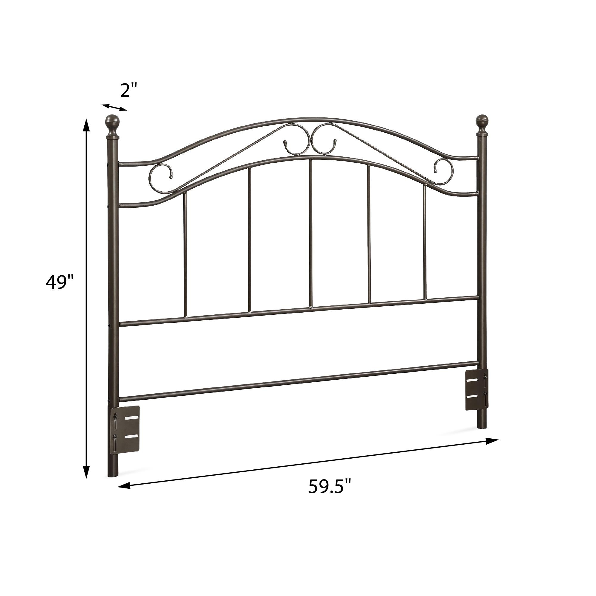 DHP Winnie Full/Queen Metal Headboard - Bronze