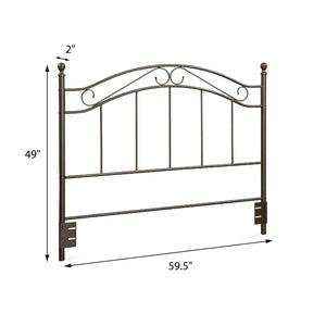 DHP Winnie Full/Queen Metal Headboard - Bronze