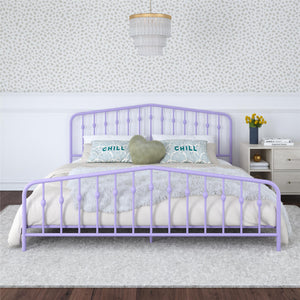Novogratz Bushwick Metal Bed - Lavender - King