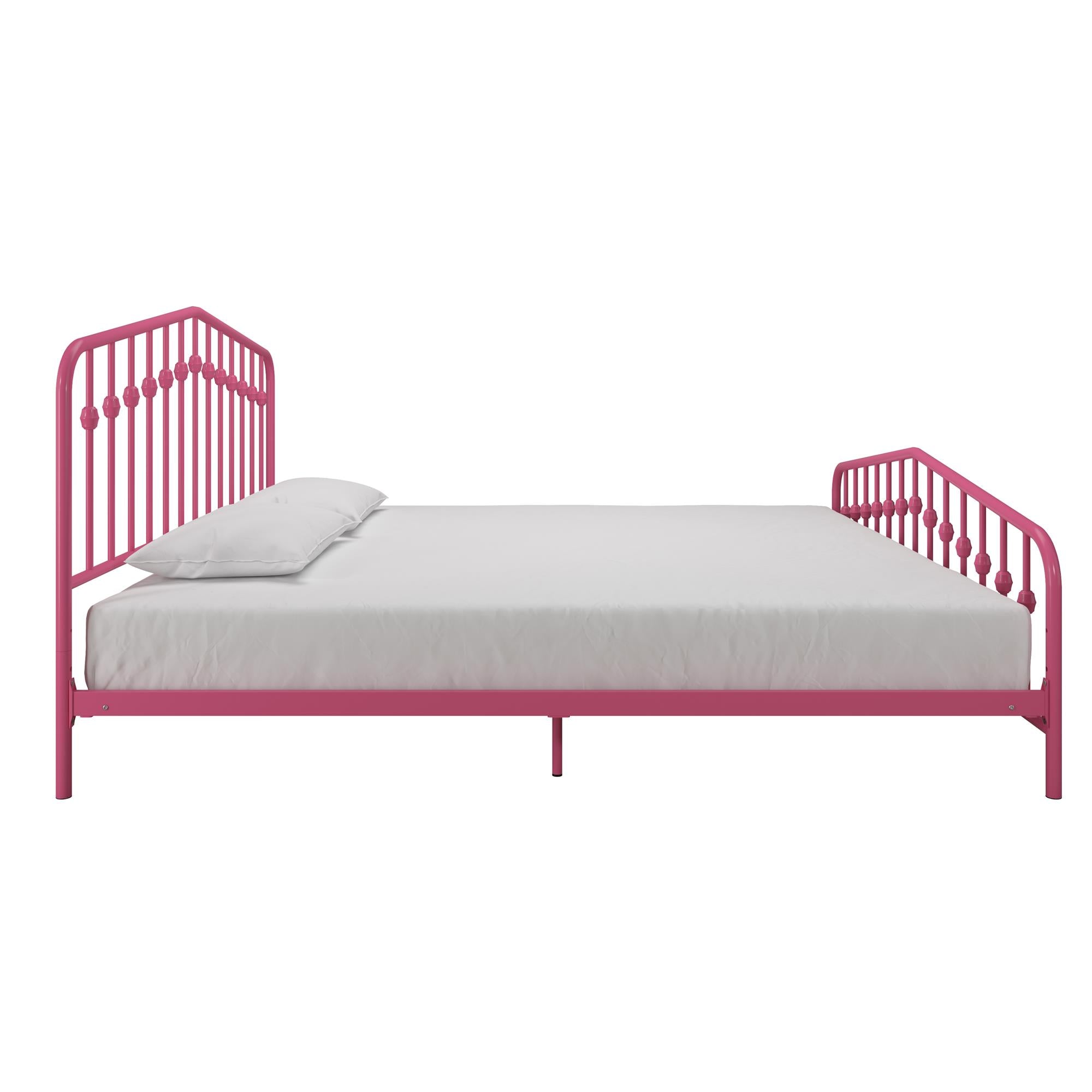 Novogratz Bushwick Metal Bed - Hot Pink - King