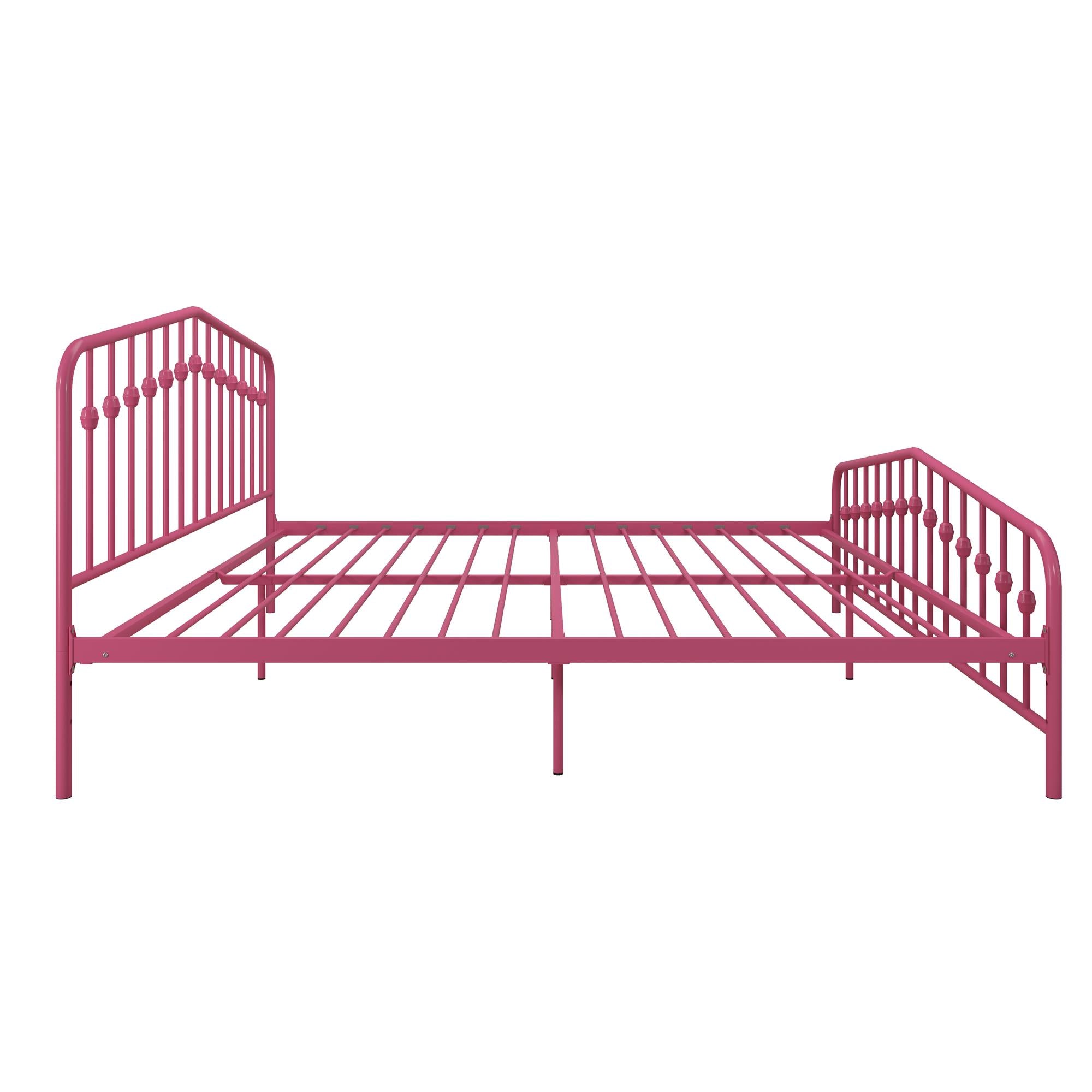 Novogratz Bushwick Metal Bed - Hot Pink - King