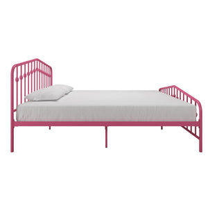Novogratz Bushwick Metal Bed - Hot Pink - King