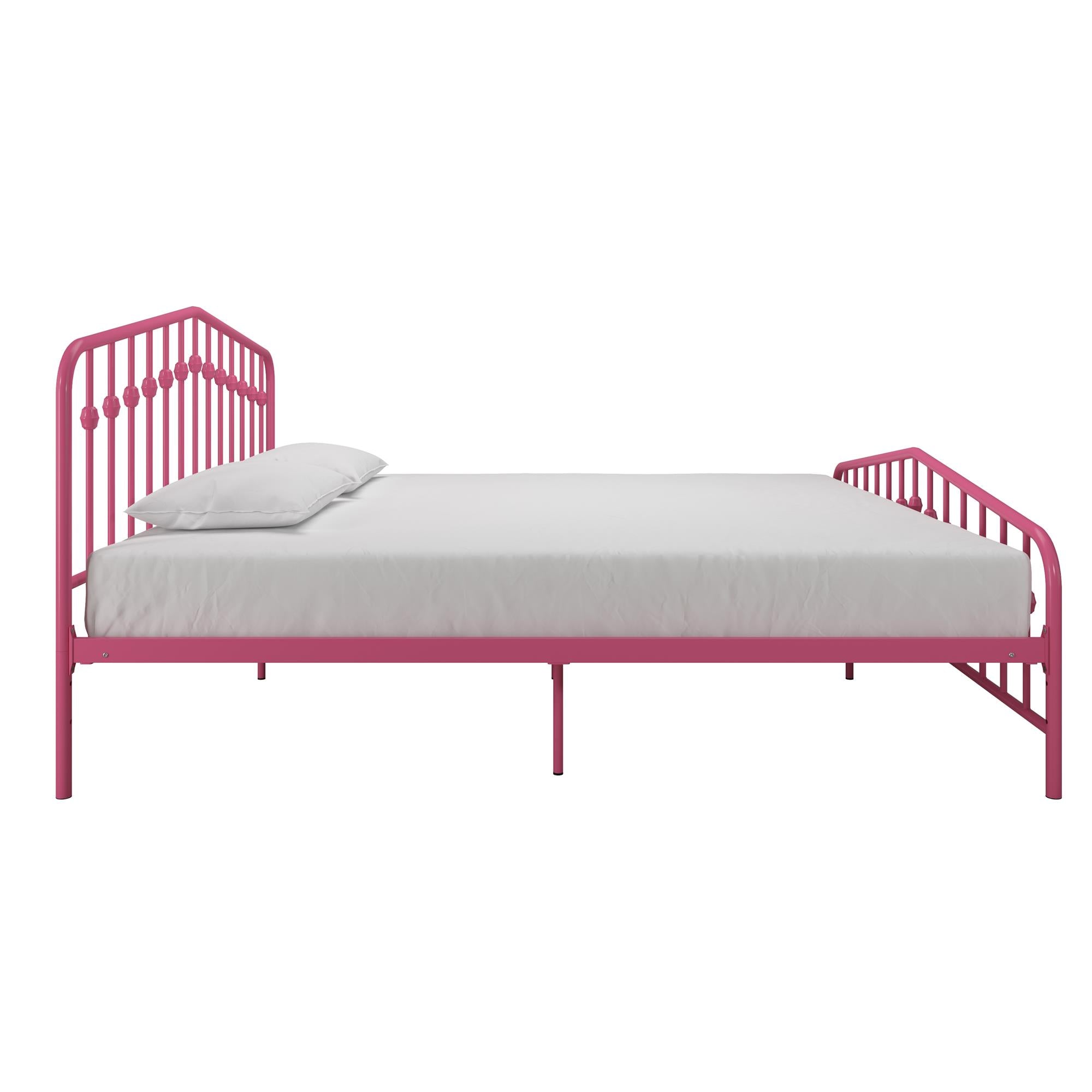 Novogratz Bushwick Metal Bed - Hot Pink - King