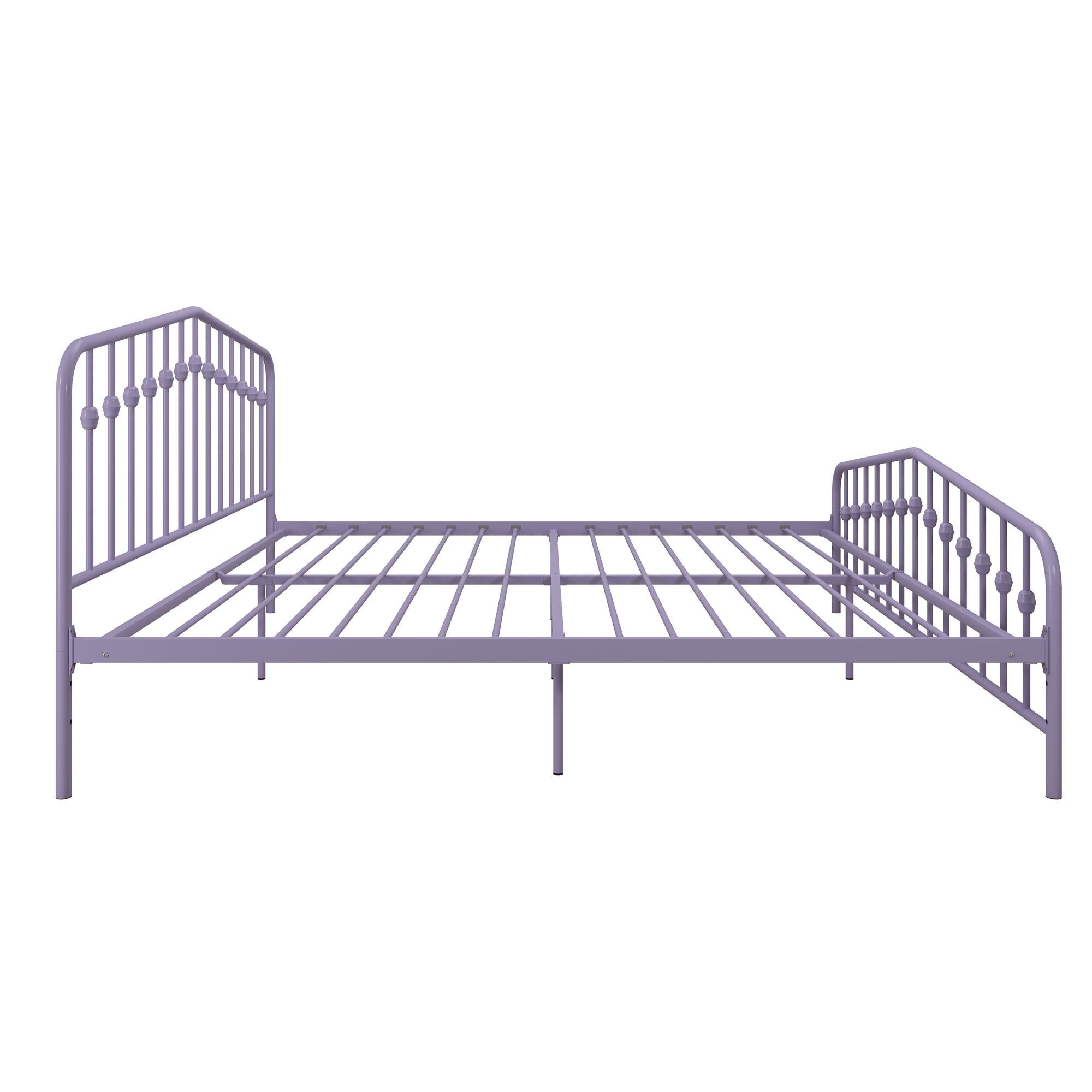 Novogratz Bushwick Metal Bed - Lavender - King