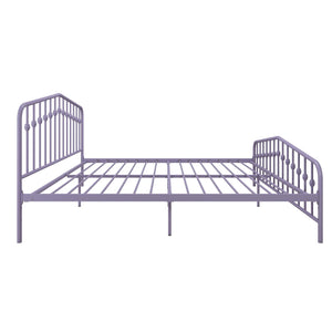 Novogratz Bushwick Metal Bed - Lavender - King