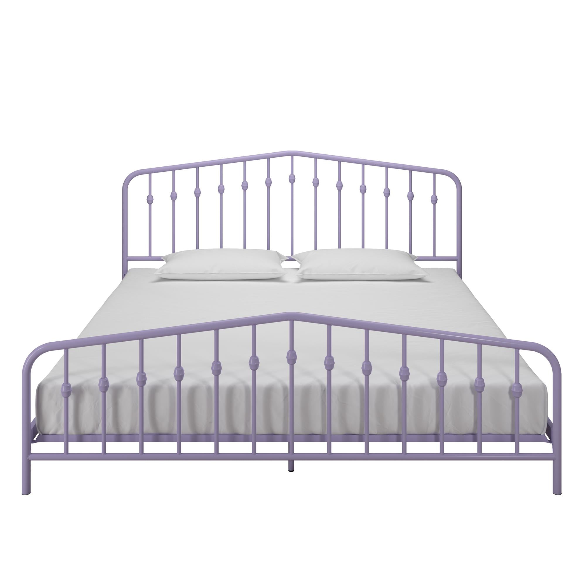 Novogratz Bushwick Metal Bed - Lavender - King