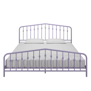 Novogratz Bushwick Metal Bed - Lavender - King