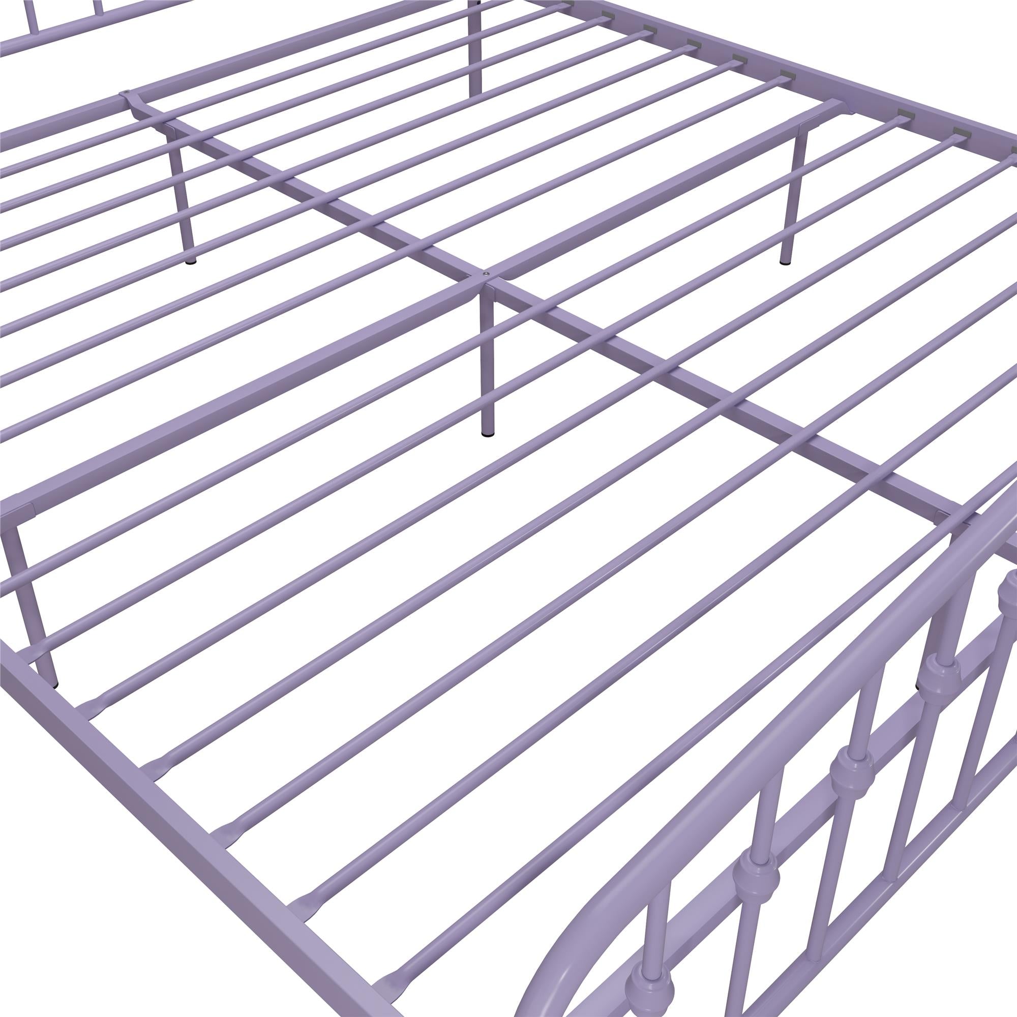 Novogratz Bushwick Metal Bed - Lavender - King