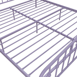 Novogratz Bushwick Metal Bed - Lavender - King