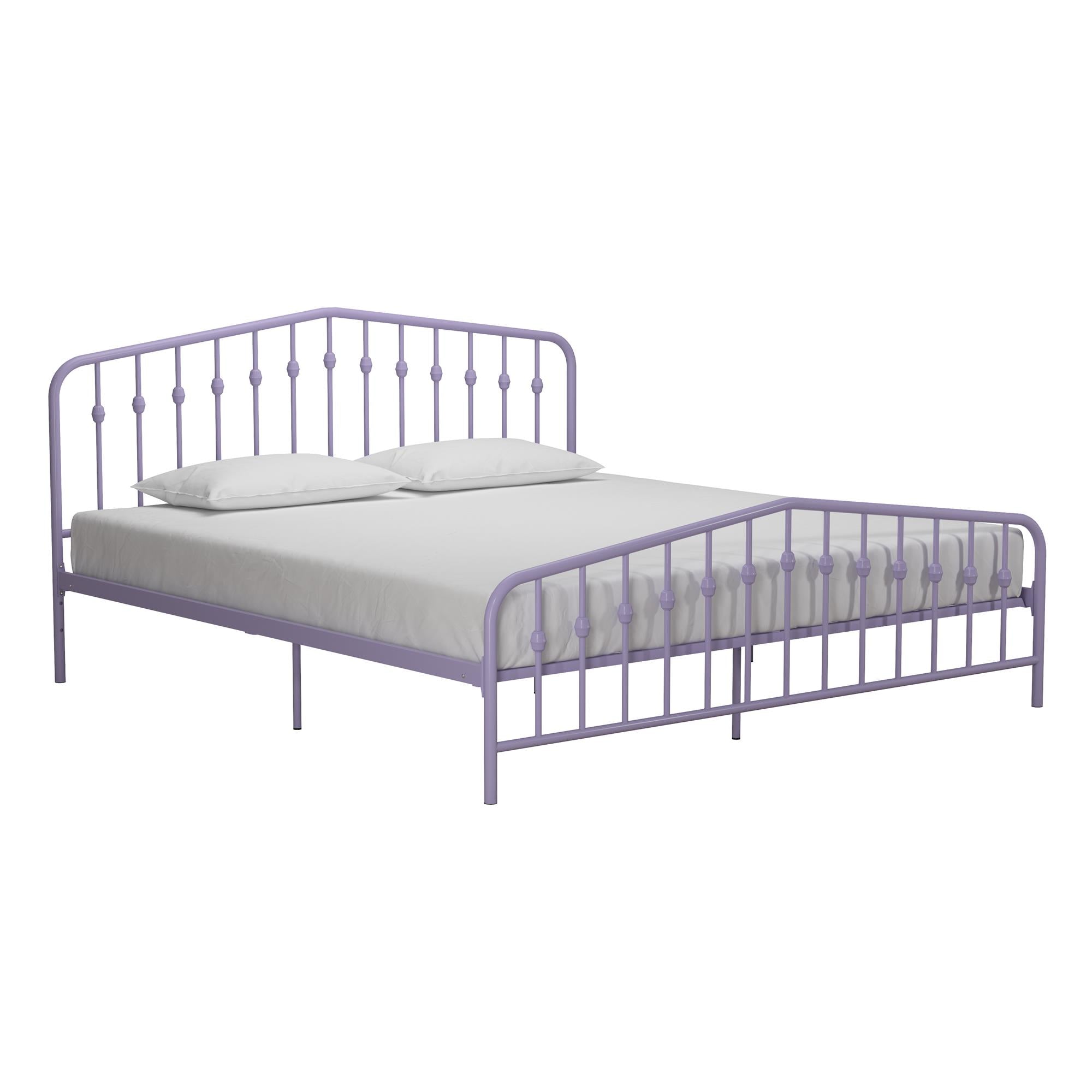 Novogratz Bushwick Metal Bed - Lavender - King