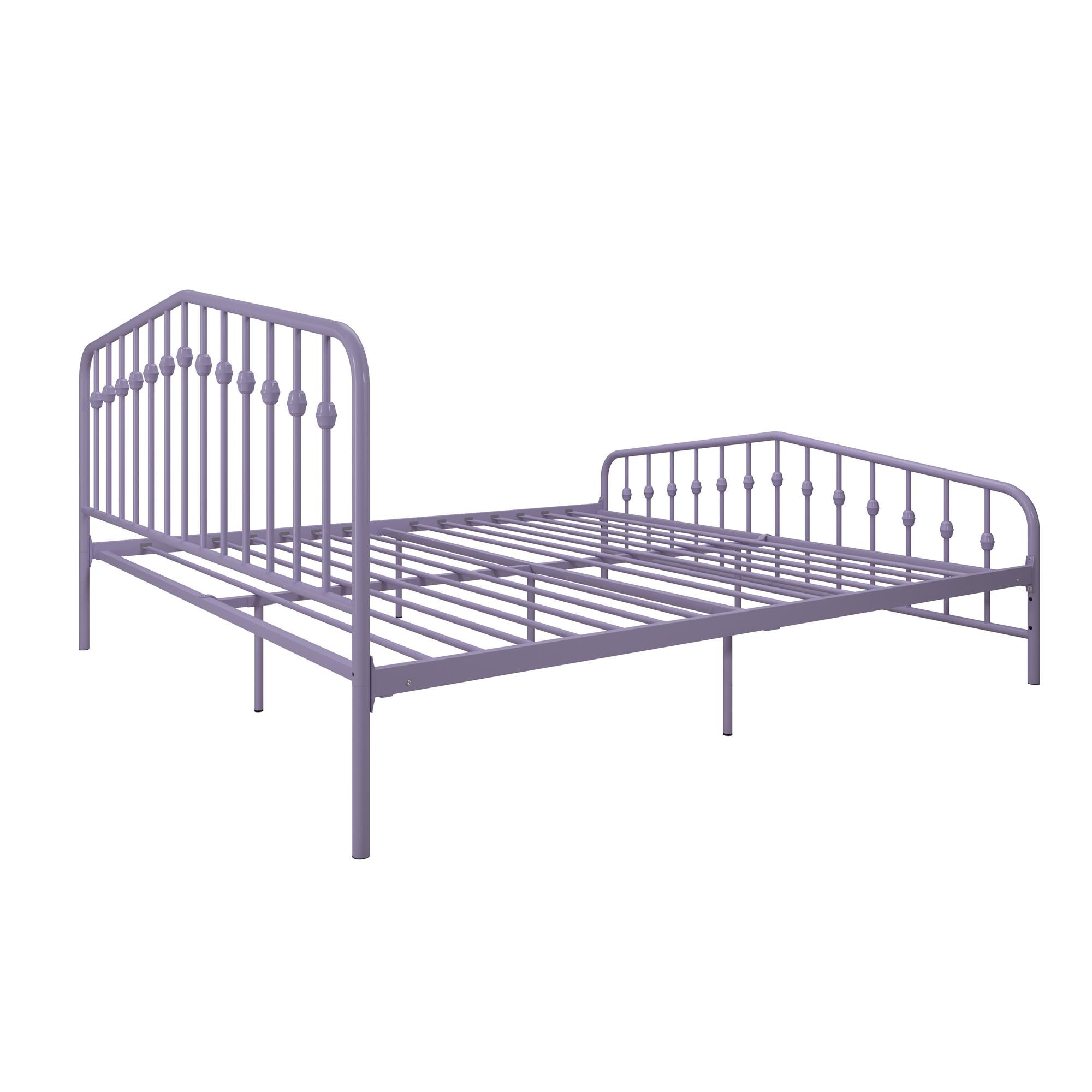 Novogratz Bushwick Metal Bed - Lavender - King