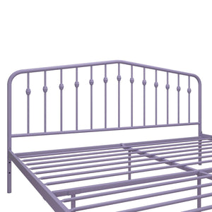 Novogratz Bushwick Metal Bed - Lavender - King