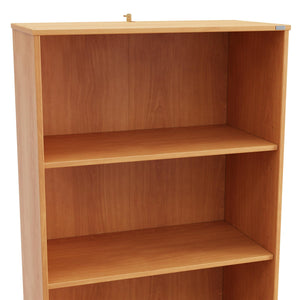 Ren Home Talo 3 Shelf Bookcase with 2 Doors - Natural