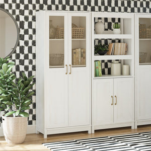 Mr. Kate Tess 2 Door Bookcase - Ivory Oak