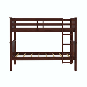 DHP Bailen Kid's Wood Bunk Bed - White - Twin-Over-Twin